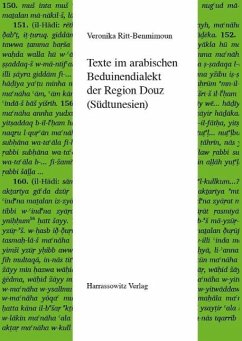 Cover Texte im arabischen Beduinendialekt der Region Douz (Südtunesien) (eBook, PDF)