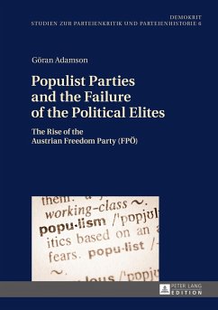 Populist Parties and the Failure of the Political Elites - Adamson, Göran
