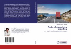 Factors Constraining Exporting - Mokhethi, Motselisi Christine