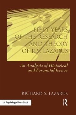 Fifty Years of the Research and theory of R.s. Lazarus - Lazarus, Richard S