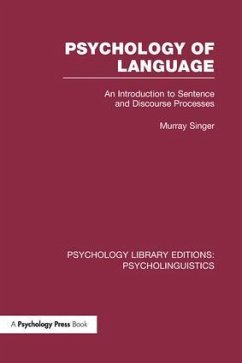 Psychology of Language (PLE - Singer, Murray