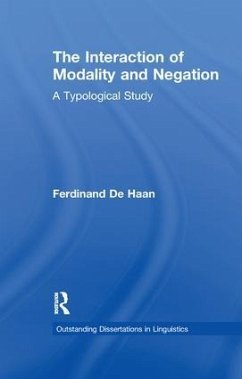 The Interaction of Modality and Negation - Haan, Ferdinand De