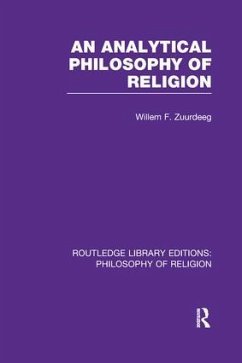 An Analytical Philosophy of Religion - Zuurdeeg, Willem Frederik