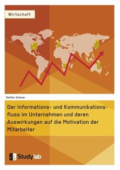 Der Informations- und Kommunikationsfluss im Unternehmen und deren Auswirkungen auf die Motivation der Mitarbeiter - Kobler, Marisa