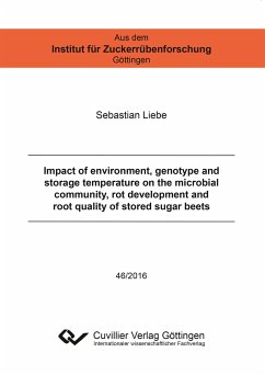 Impact of environment, genotype and storage temperature on the microbial community, rot development and root quality of stored sugar beets - Liebe, Sebastian