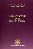 Las parcelaciones en el derecho español