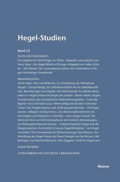 Hegel-Studien / Hegel-Studien Band 23 (1988)