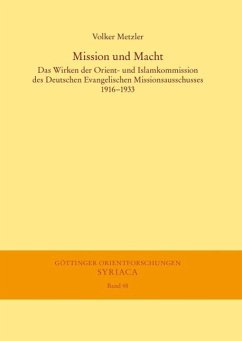 Mission und Macht (eBook, PDF) - Metzler, Volker