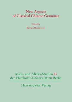 New Aspects of Classical Chinese Grammar (eBook, PDF)