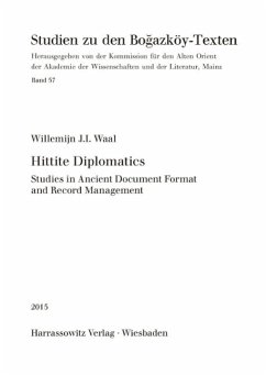 Hittite Diplomatics (eBook, PDF) - Waal, Willemijn J. I.