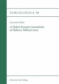 A Halich Karaim translation of Hebrew biblical texts (eBook, PDF)