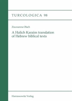 Cover A Halich Karaim translation of Hebrew biblical texts (eBook, PDF)