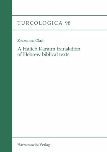 A Halich Karaim translation of Hebrew biblical texts (eBook, PDF)