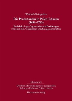Die Protestanten in Polen-Litauen (1696-1763) (eBook, PDF) - Kriegseisen, Wojciech