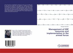 Management of ERP resources and implementation in the armed forces