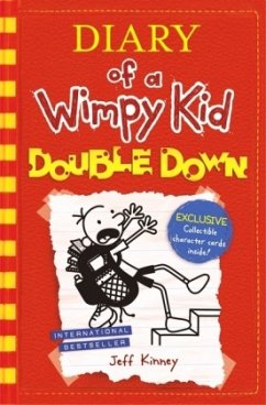 Diary of a Wimpy Kid - Double Down, w. 6 exclusive collectible character Cards - Kinney, Jeff