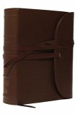 NKJV, Journal the Word Bible, Large Print, Premium Leather, Brown, Red Letter Edition NKJV, Journal the Word Bible, Large Print, Premium Leather, Brown, Red Letter Edition