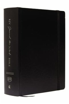 KJV, Journal the Word Bible, Large Print, Hardcover, Black, Red Letter Edition - Thomas Nelson