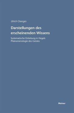 Darstellungen des erscheinenden Wissens - Claesges, Ulrich