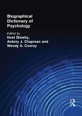 Biographical Dictionary of Psychology (eBook, ePUB)