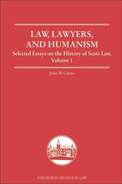 Law, Lawyers, and Humanism (eBook, ePUB) - Cairns, John W.