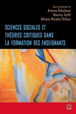 Cover Sciences sociales et theories critiques dans la formation.. (eBook, PDF)