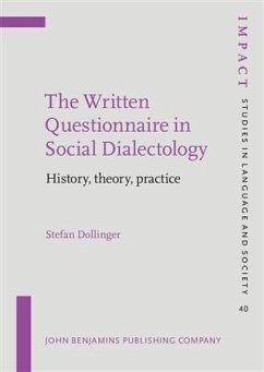 Written Questionnaire in Social Dialectology (eBook, PDF) - Dollinger, Stefan