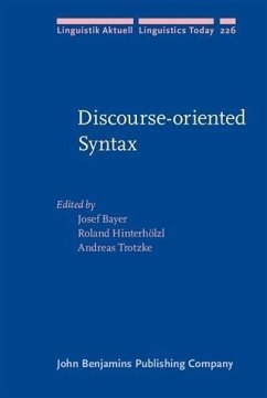 Discourse-oriented Syntax (eBook, PDF)
