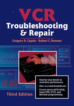 VCR Troubleshooting and Repair (eBook, PDF) - Brenner, Robert; Capelo, Gregory