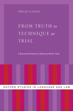 Cover From Truth to Technique at Trial (eBook, PDF)
