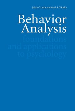 Behavior Analysis (eBook, ePUB) - Leslie, Julian C.; O'Reilly, Mark F.