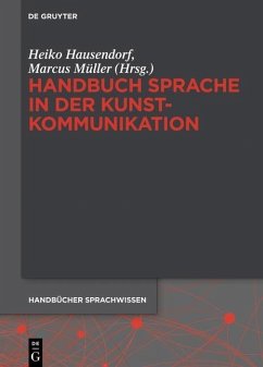 Handbuch Sprache in der Kunstkommunikation (eBook, PDF)