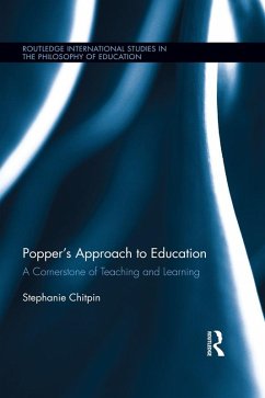 Popper's Approach to Education (eBook, ePUB) - Chitpin, Stephanie