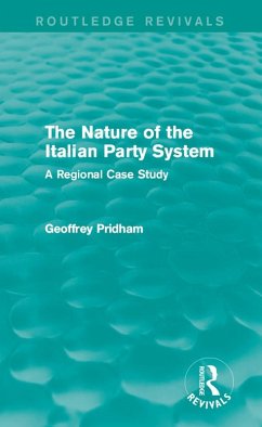 Cover The Nature of the Italian Party System (eBook, PDF)