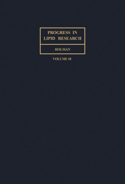 Progress in Lipid Research (eBook, PDF) Progress in Lipid Research (eBook, PDF)
