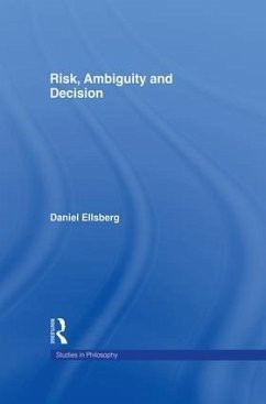 Risk, Ambiguity and Decision - Ellsberg, Daniel