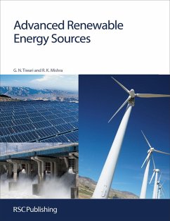 Advanced Renewable Energy Sources (eBook, ePUB) - Tiwari, Gopal Nath; Kumar Mishra, Rajeev