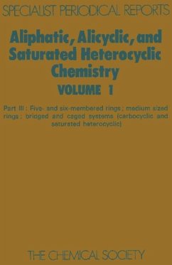 Cover Aliphatic, Alicyclic and Saturated Heterocyclic Chemistry (eBook, PDF)