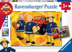 Ravensburger 07584 - Sam im Einsatz, 2 x 12 Teile Puzzle