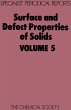 Surface and Defect Properties of Solids... - Bild 1