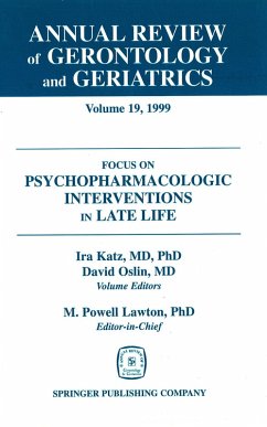 Cover Annual Review of Gerontology and Geriatrics, Volume 19, 1999 (eBook, PDF)
