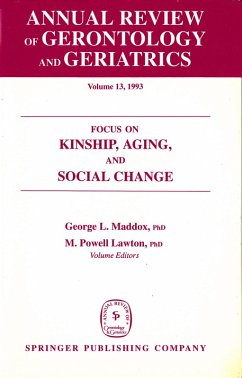 Cover Annual Review of Gerontology and Geriatrics, Volume 13, 1993 (eBook, PDF)