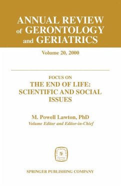 Annual Review of Gerontology and Geriatrics, Volume 20, 2000 (eBook, PDF)