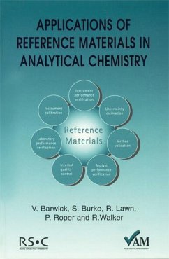 Applications of Reference Materials in Analytical Chemistry (eBook, PDF) - Walker, Ron; Bedson, Peter; Lawn, Richard; Barwick, Vicki J; Burke, Shaun; Roper, Peter