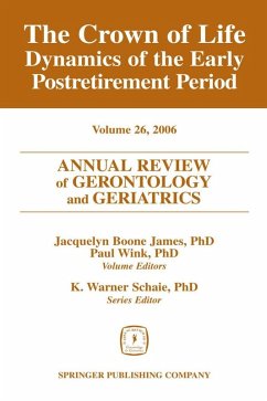 Cover Annual Review of Gerontology and Geriatrics, Volume 26, 2006 (eBook, ePUB)