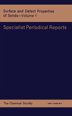 Surface and Defect Properties of Solids (eBook, PDF)
