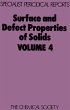Surface and Defect Properties of Solids... - Bild 1