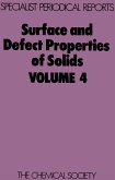Surface and Defect Properties of Solids (eBook, PDF)