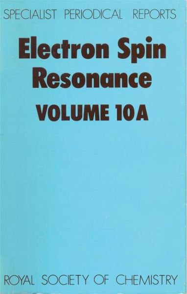 Electron Spin Resonance (eBook, PDF) Electron Spin Resonance (eBook, PDF)
