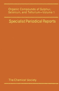 Cover Organic Compounds of Sulphur, Selenium, and Tellurium (eBook, PDF)
